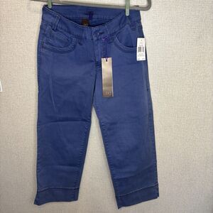 NWT Jag Lucy Lower Rise Classic Fit Size 4 Plum Perfect Jeans Pelly Crop Capris